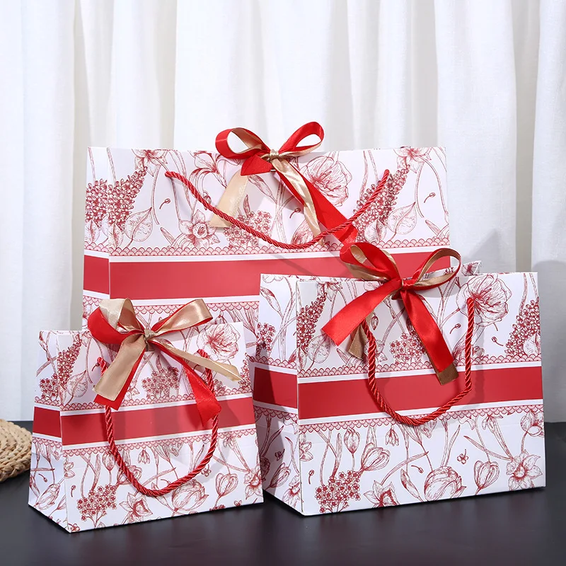 30 sacchetti regalo per la festa della mamma, sacchetti per confezioni regalo, sacchetti di carta floreale, sacchetti di stoffa, sacchetti di carta per compleanno, sacchetti regalo premium con nastro