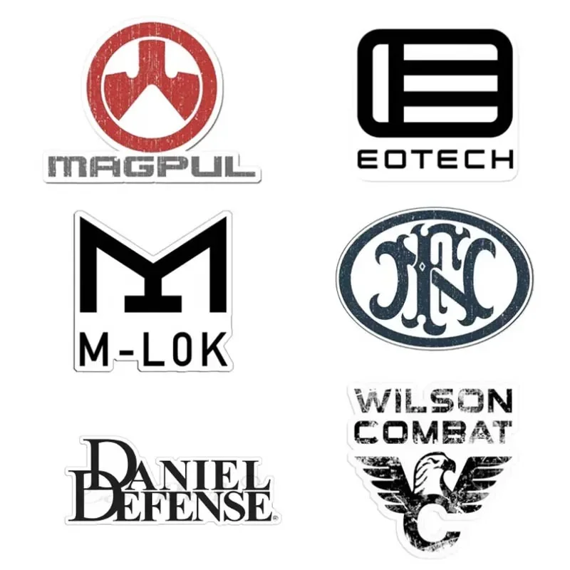 Tactical Motorcycle Stickers Military Logo Decals Vinyl Matte Pegatinas for Laptops Suitcases Skateboards Bicycles Motor Pitcher