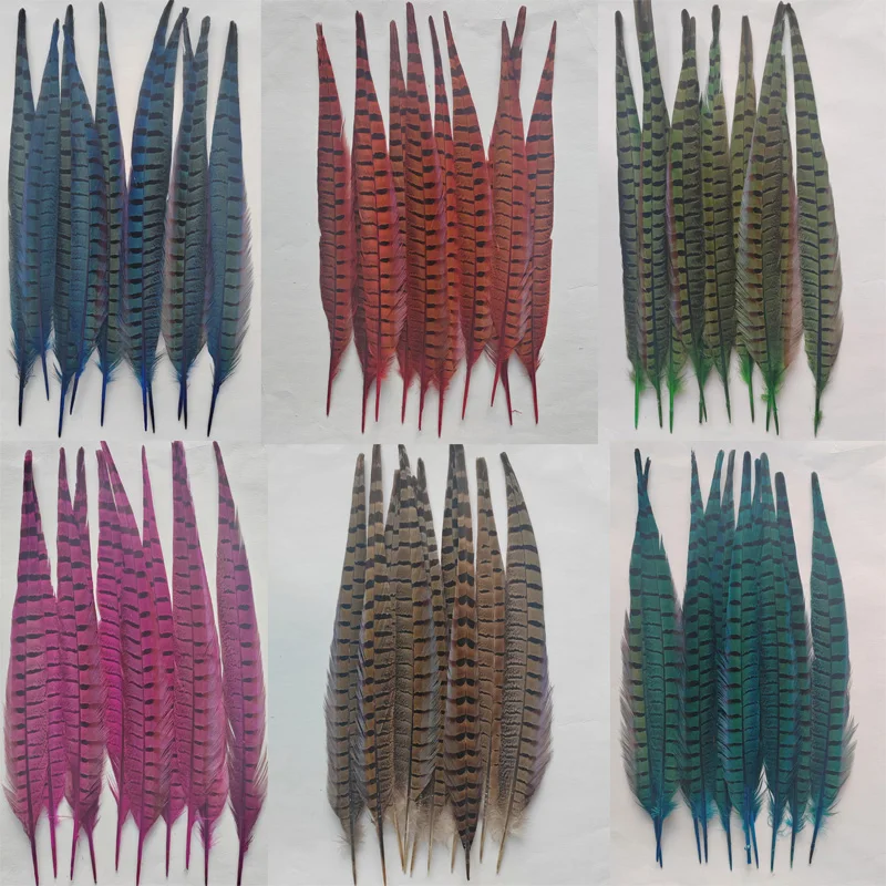 Plumas de colores!10Pcs/Lot!14-16\