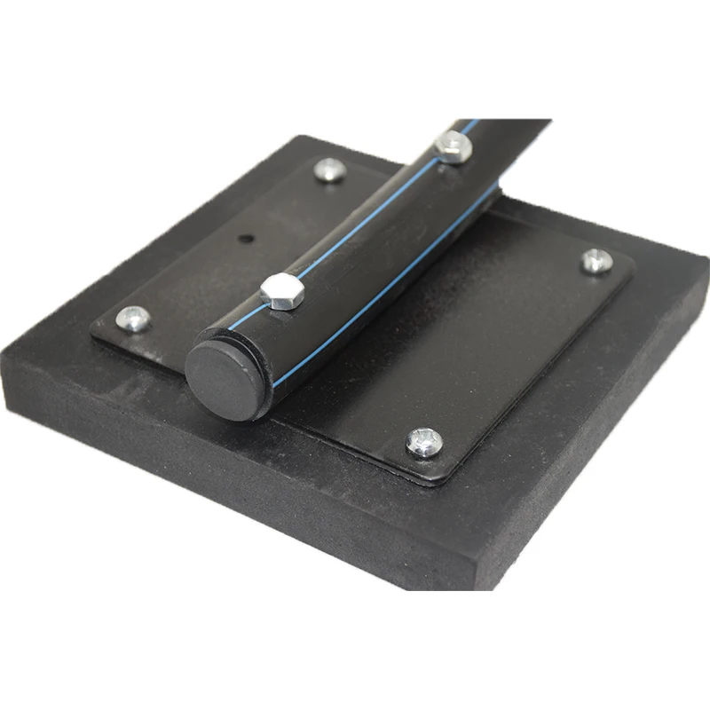 Flooring Installation Push Block Pad for Wood Floors, Floor Tiles, Ceramic Tiles,Rubber Tapping Block with  Plastic Handle