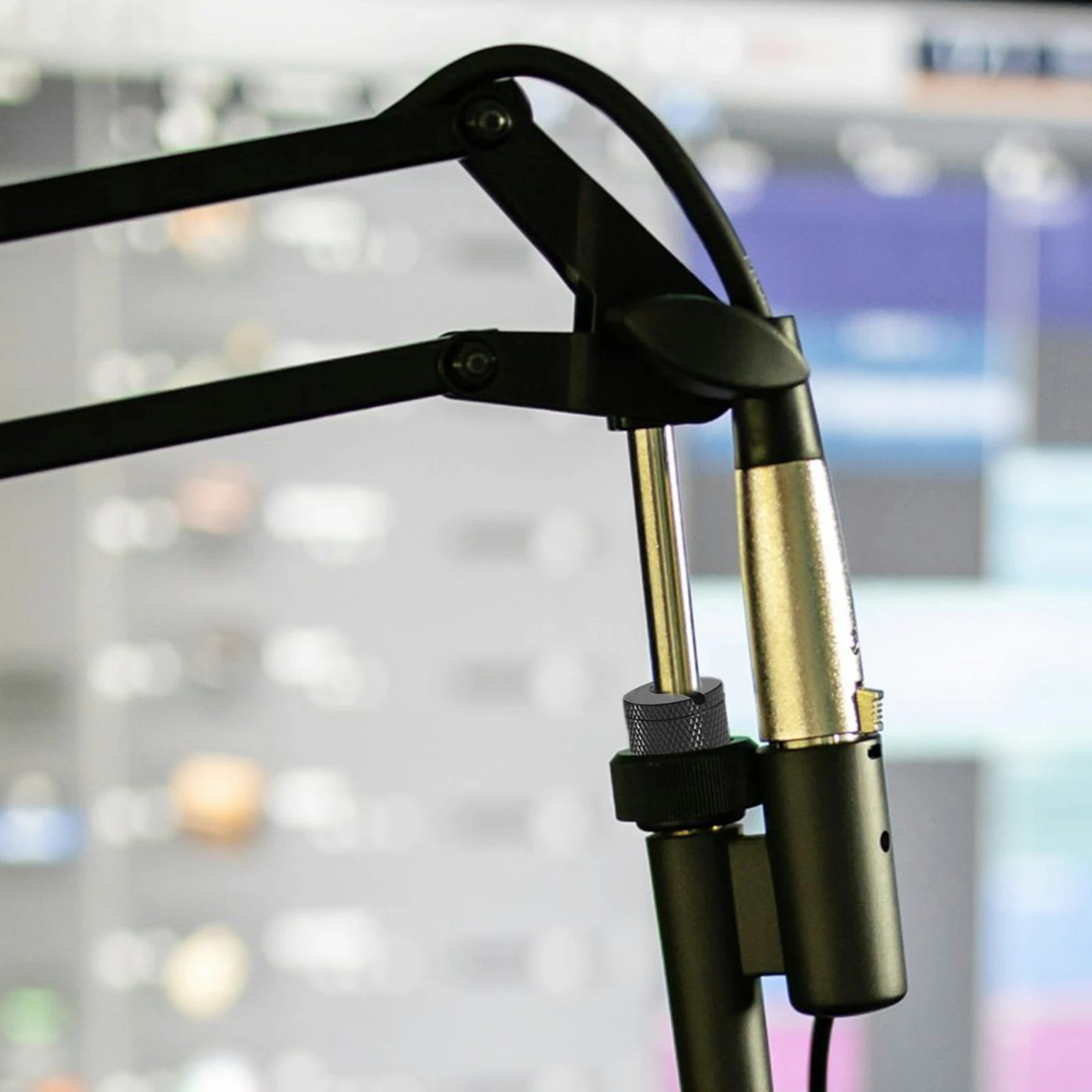 

8pcs Microphone Fixing Clip Adjustable Stand Holder Arm Accessory Camera Mount Adapter Boom Compatible Durable Reusable