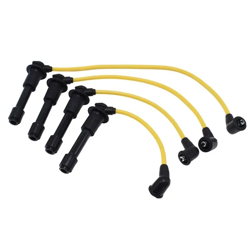 ABQB-For Mazda MX5 Mk1 Mk2 1990- 2005 Double Silicone HT Lead Kit 8Mm Powerspark Spark Plug Wires DKB139