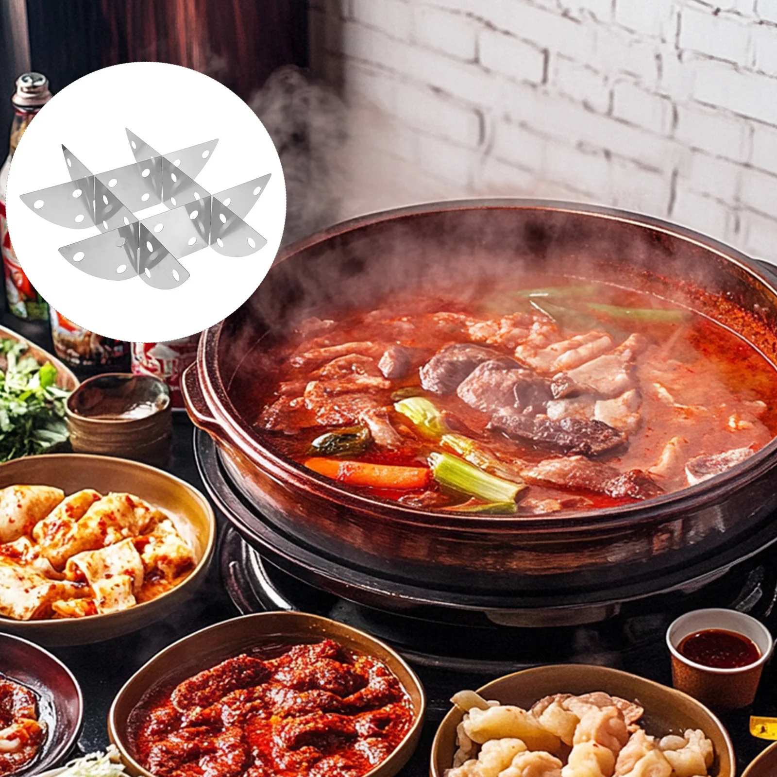 

Heavy Duty 9-Grid Hot Pot Divider Stainless Steel Construction for Long Term Use in Restaurants and Family Gatherings Multi