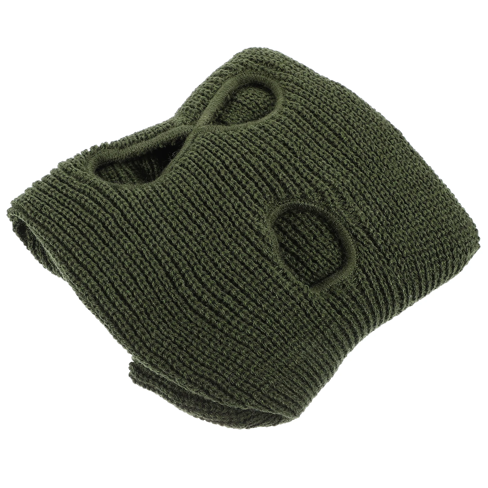 

Warm Ski Mask 3 Hole Knitted Full Face Cover for Winter Outdoor Sports Ski Mask Beanie for Men Women 3-Hole Full Face Cover