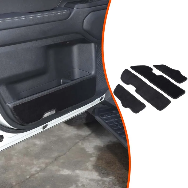 

Velvet Car Inner Door Anti-kick Pad Anti-Dirty Panel Trim Protective Pad For Toyota Land Cruiser Prado LC250 2024 2025+