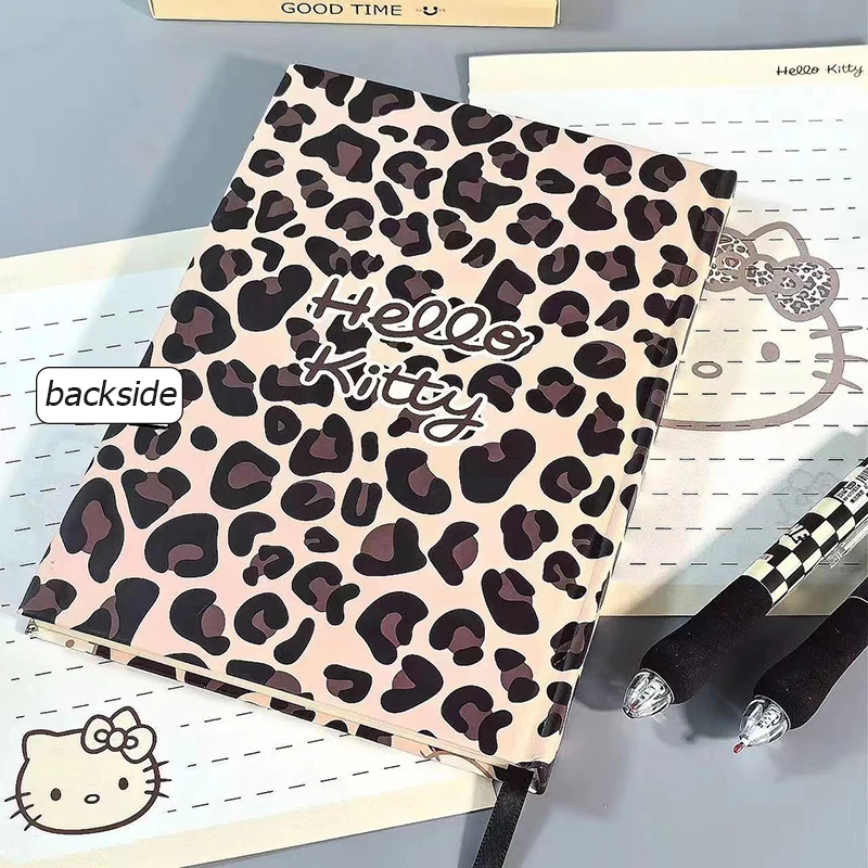 A5 Sanrio Hello Kitty Notebook Cartoon Cute Writing Diary Student Thickened Notepad Note Book Stationery School Office Supplies