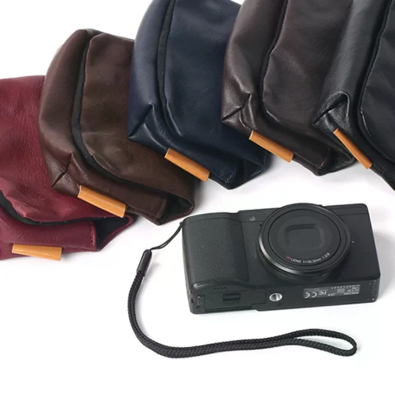 Bolsa para cámara funda blanda para Olympus TG-5 H60 ZV1 Panasonic LX10 TZ90 TZ85 Nikon W300 W100 AW130 RICOH GR GRII