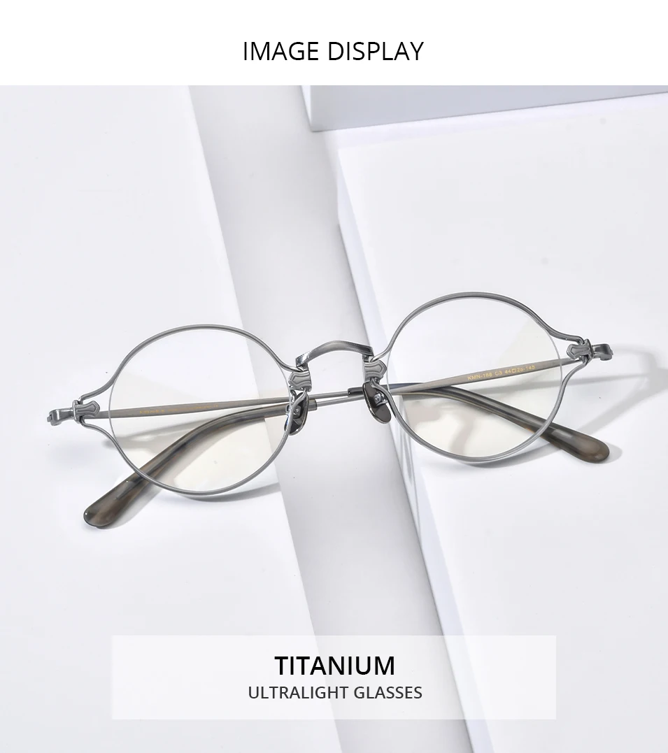 FONEX Titan Brille Rahmen Männer Drand Design Retro Quadrat Brillen Frauen Vintage Japanische Brille Ultraleicht Brillen MN186 – Detail 15