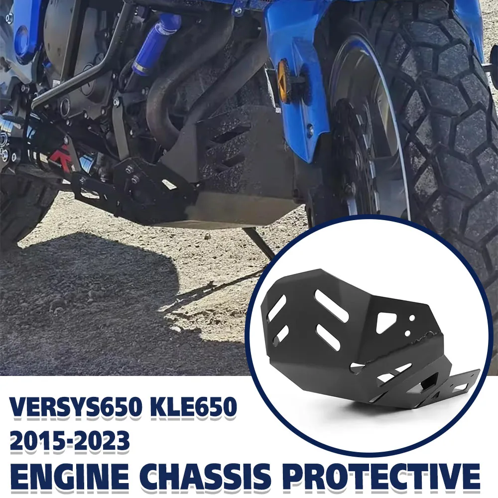 

Versys 650 Motorcycle CNC Skid Plate Engine Chassis Protection For KAWASAKI Versys650 KLE650 2015-2023 Belly Pan Guard Cover