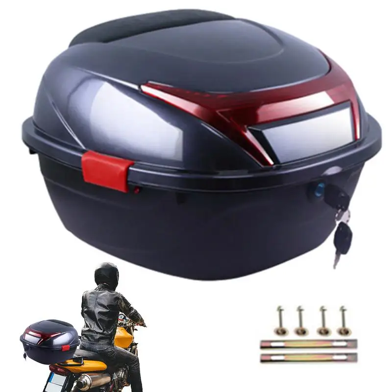 

Motorcycle Luggage Box Motorbike Trunk Storage Top Carrier Ergonomic Case Waterproof Luggage Storage Top Carrier With Built-in