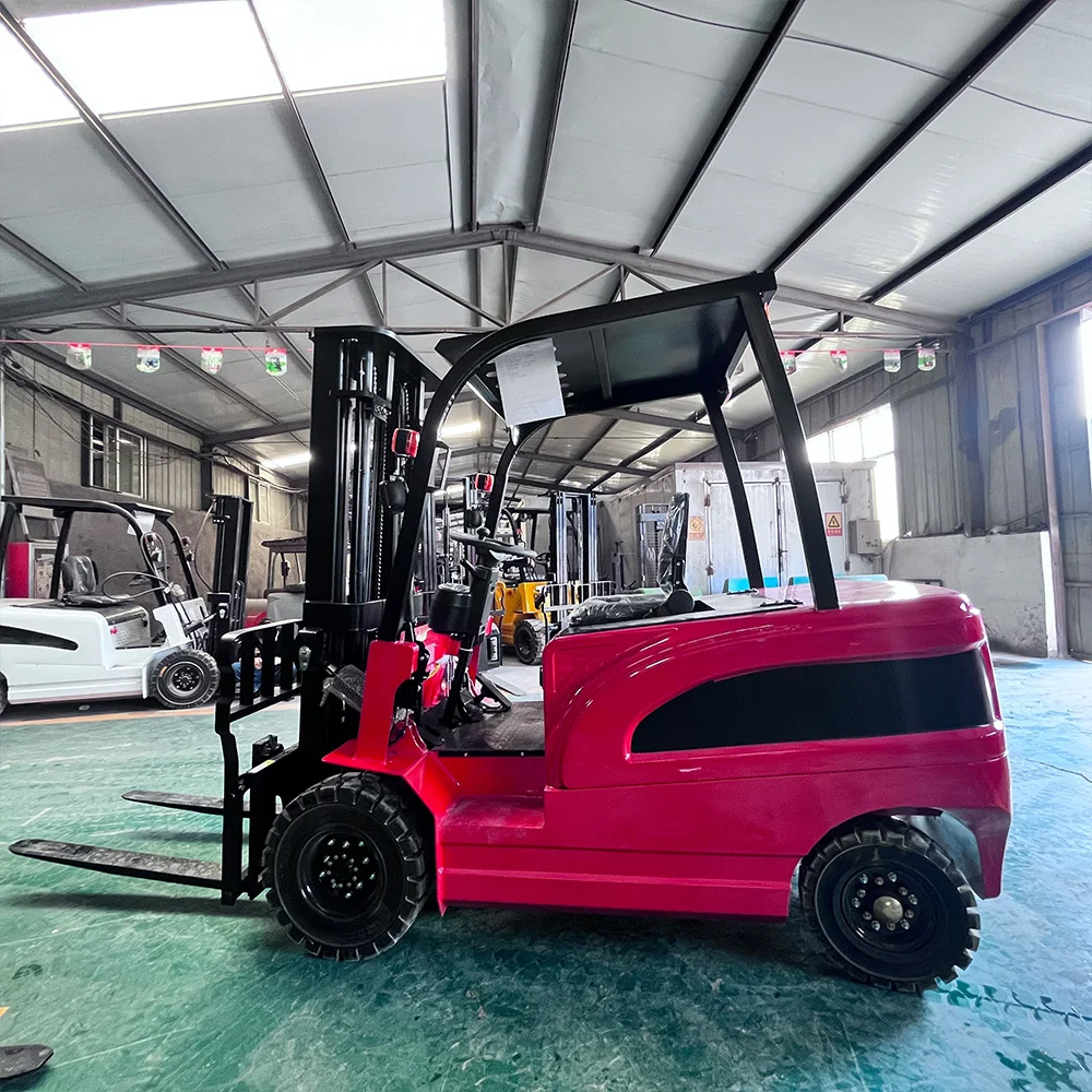 Reliable 2500kg 3000kg 3500kg Electric Forklift 4 Wheel Counterbalanced Forklift Heavy Duty Material Lift of Excellence