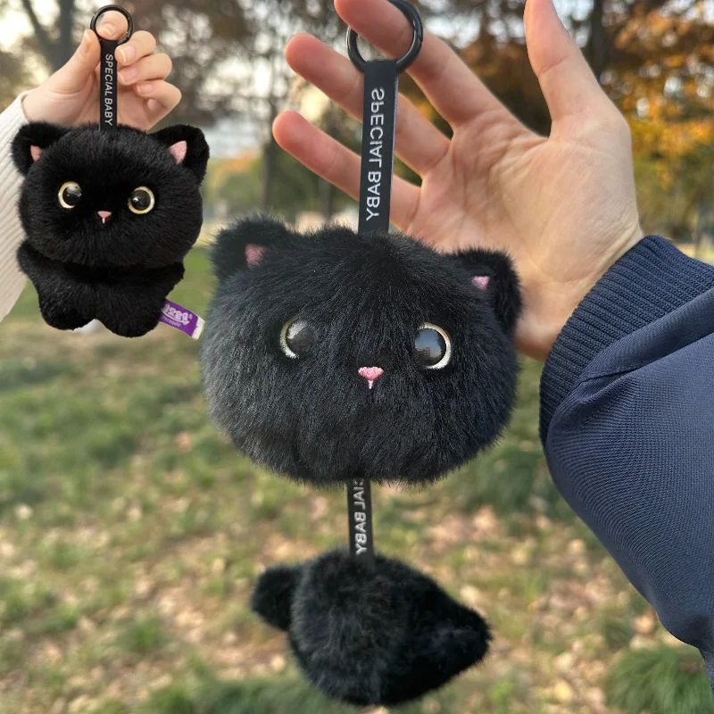 LLavero de peluche de dibujos animados, juguetes de peluche de atracción magnética desmontable, muñeco de peluche de elefante vívido, colgante para mochila, decoración del hogar