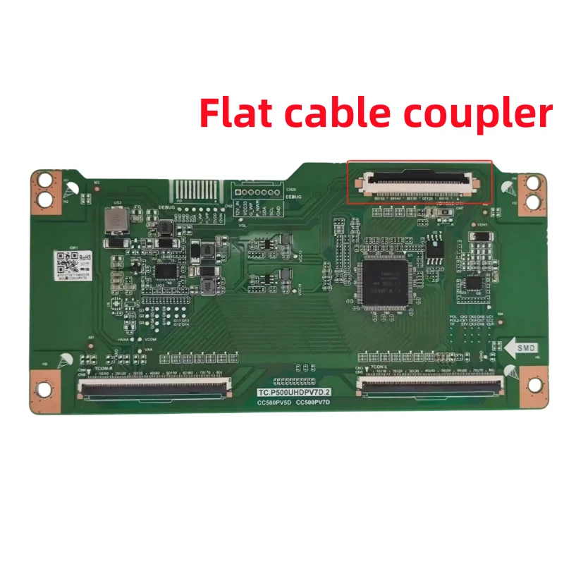 Placa lógica LCD de 50 polegadas TC.P500UHDPV7D.2 TC.P500UHDPV7D.1 TC.P500UHDPV7D.3 CC500PV5D CC500PV7D TV LCD T-con 2k 4k