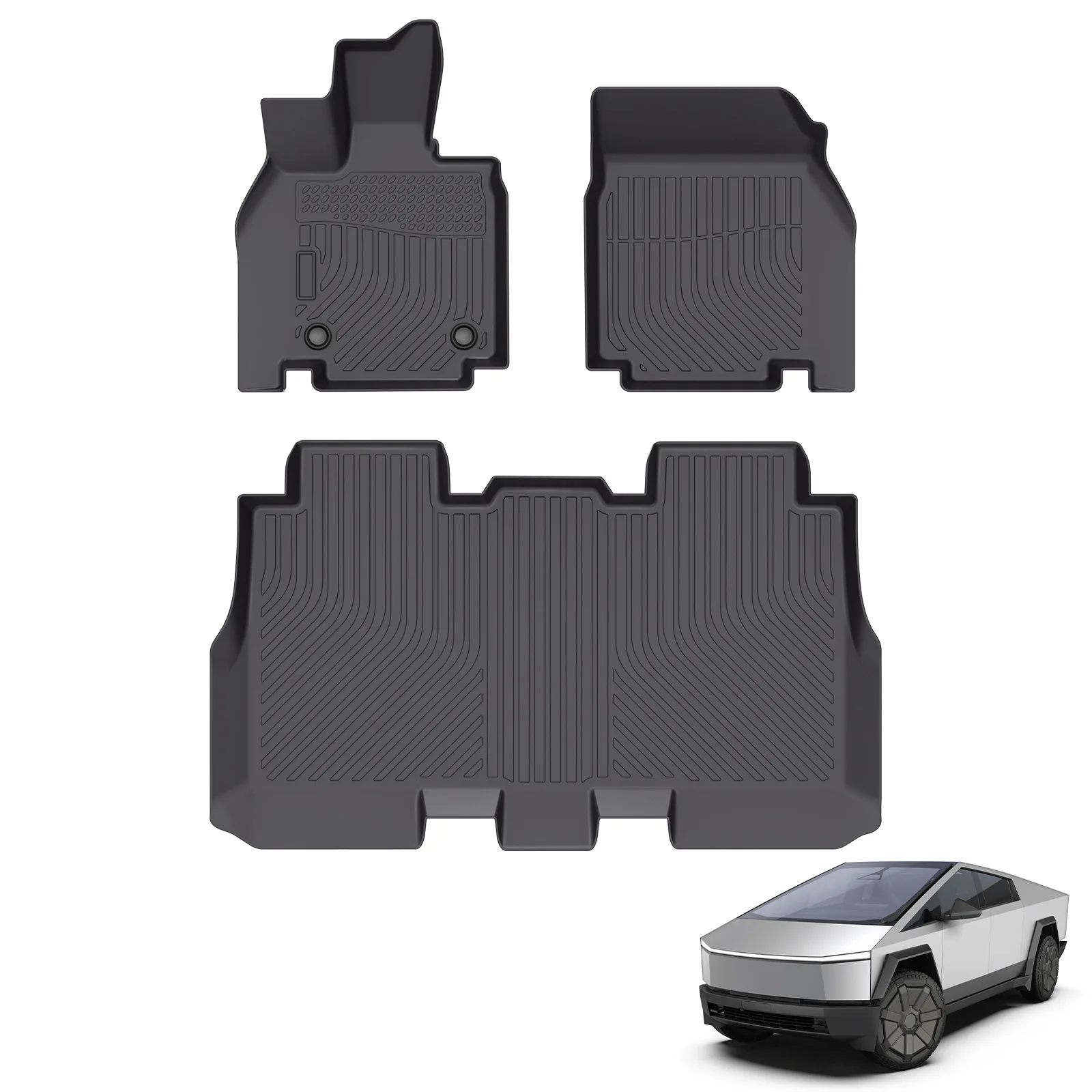 North America Customizable TPE Foot Pad For  Cybertruck And Cyber Pickup Cross-Border Environmental Protection Car Mats