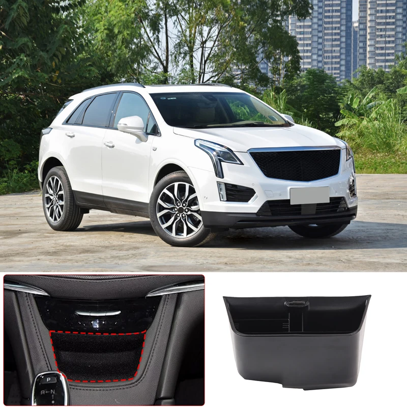 

For Cadillac XT5 2017 - 21 ABS Car Accessories Dashboard Central Control Console Container Box Storage Box Phone Tray Accessory