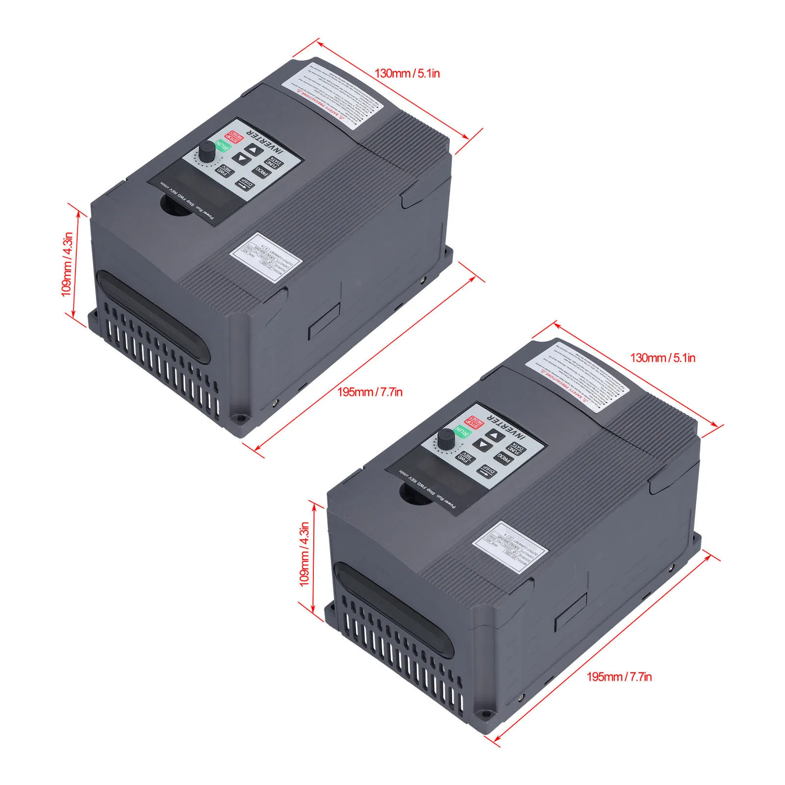 Convertidor de frecuencia Variable monofásico 1 en 3 controlador de salida AC 220V para Motor CNC convertidor de frecuencia de Motor