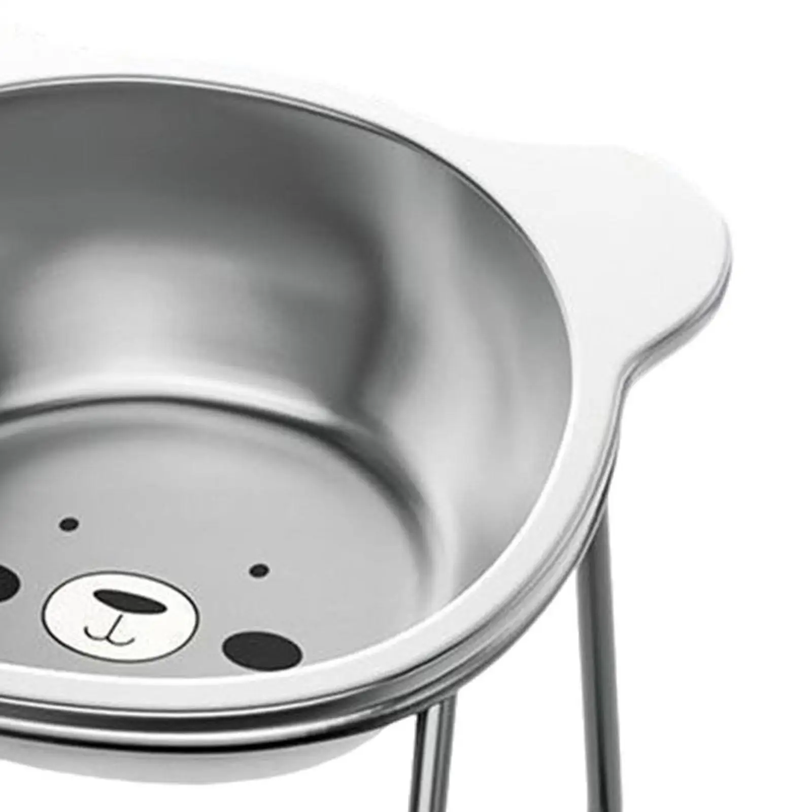 Comedero elevado antideslizante para gatos y perros pequeños – Cuenco inclinado protector - imagen 4