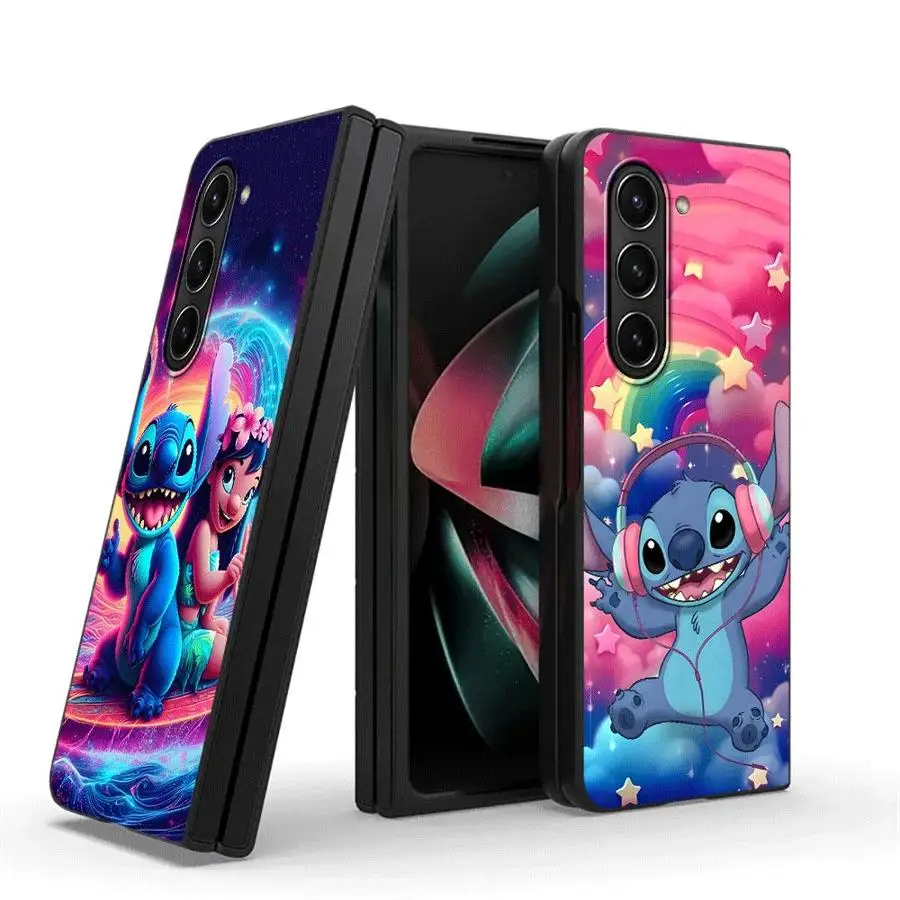 Чехол для телефона с рисунком Disney Stitch для Samsung Galaxy ZFold4 ZFold7 ZFold6 ZFold5 ZFold3 Z Fold 7 6 5 4 3