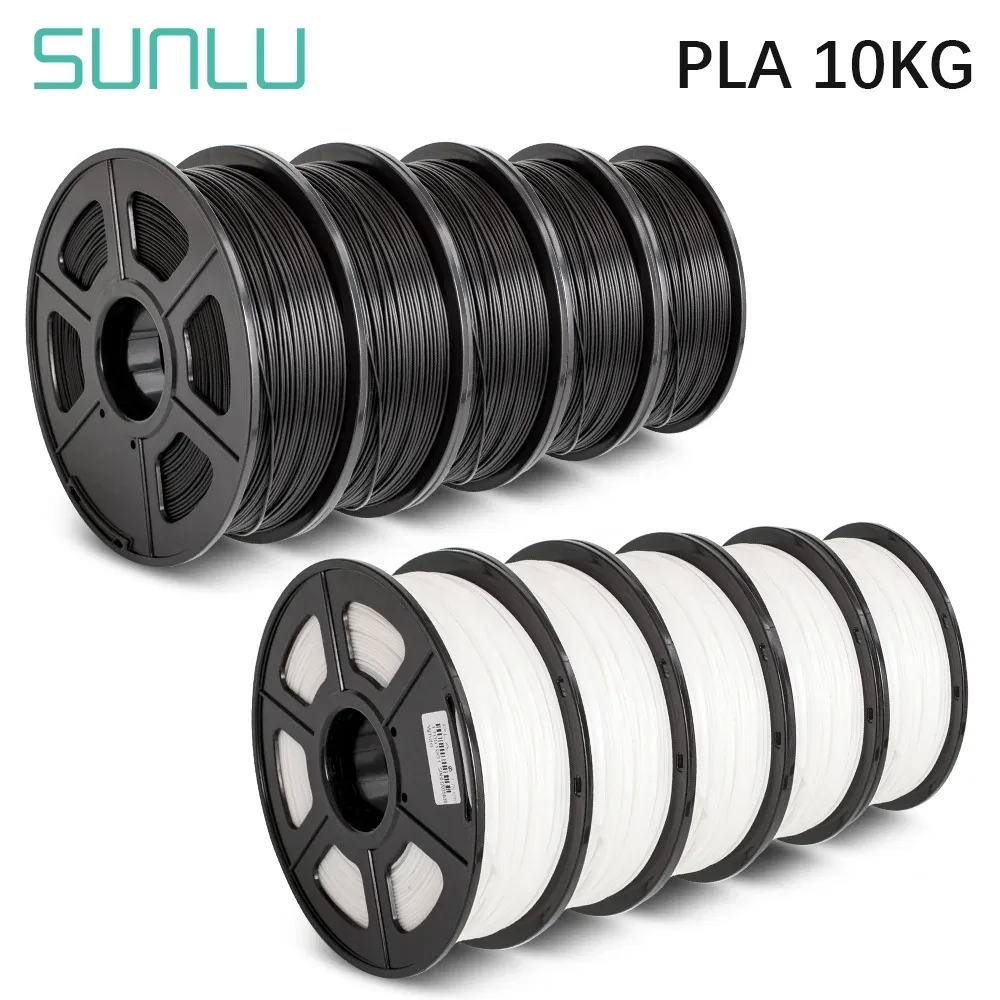 SUNLU 3D Filament PLA/PLA META/PETG/ABS/TPU/PLA MATTE 1.75mm 10Roll 1KG/0.5KG 3D Printer Filament for 3D Printer