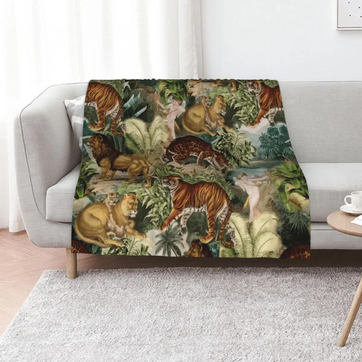 The beauty of the forest Throw Blanket for winter decorative Sofa Quilt Stuffeds For Baby Designers Blankets