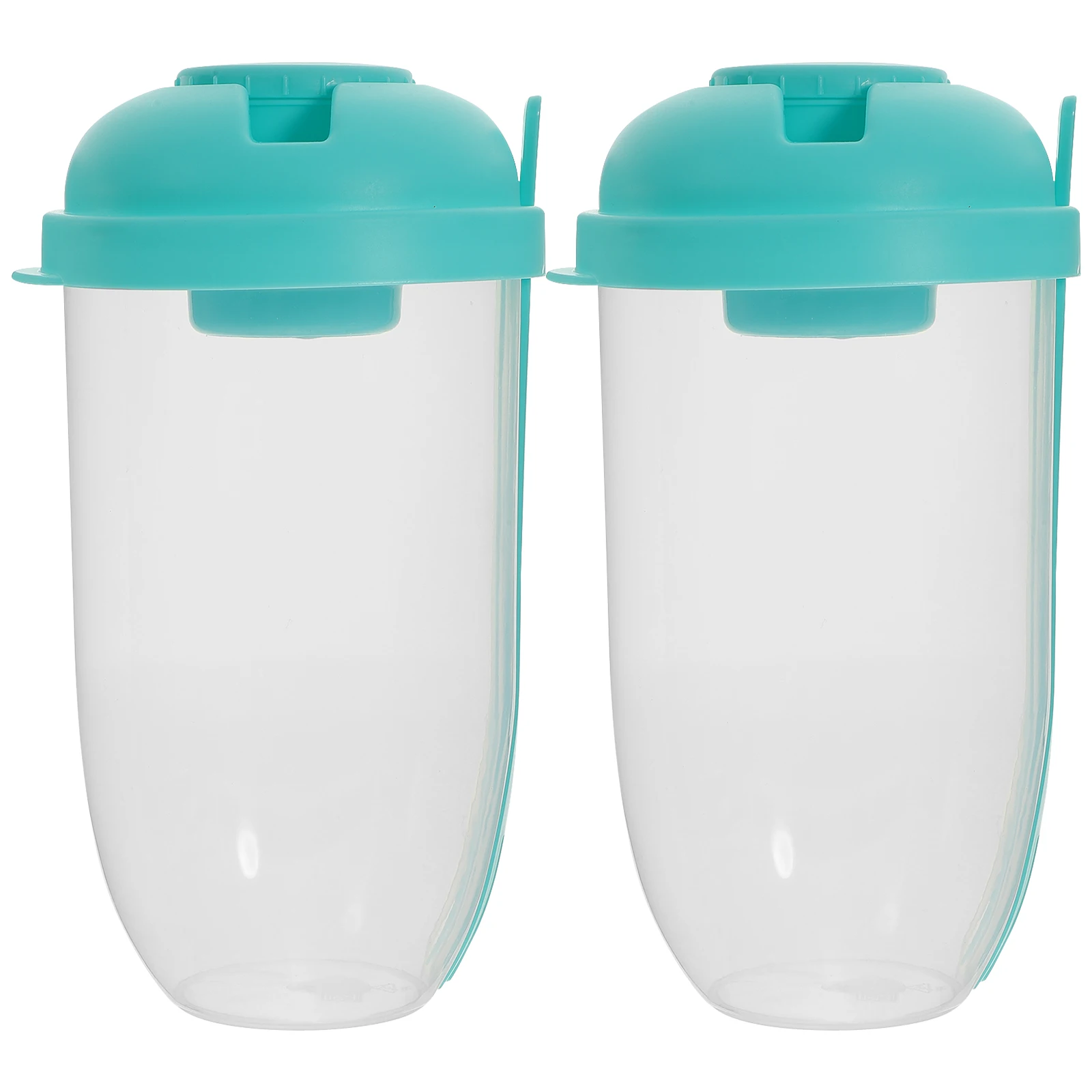 

2Pcs Salad Cup Large Capacity Safe PP Material Portable Yogurt Fruit Vegetable Cups Fork Lid Dressing Container to Go