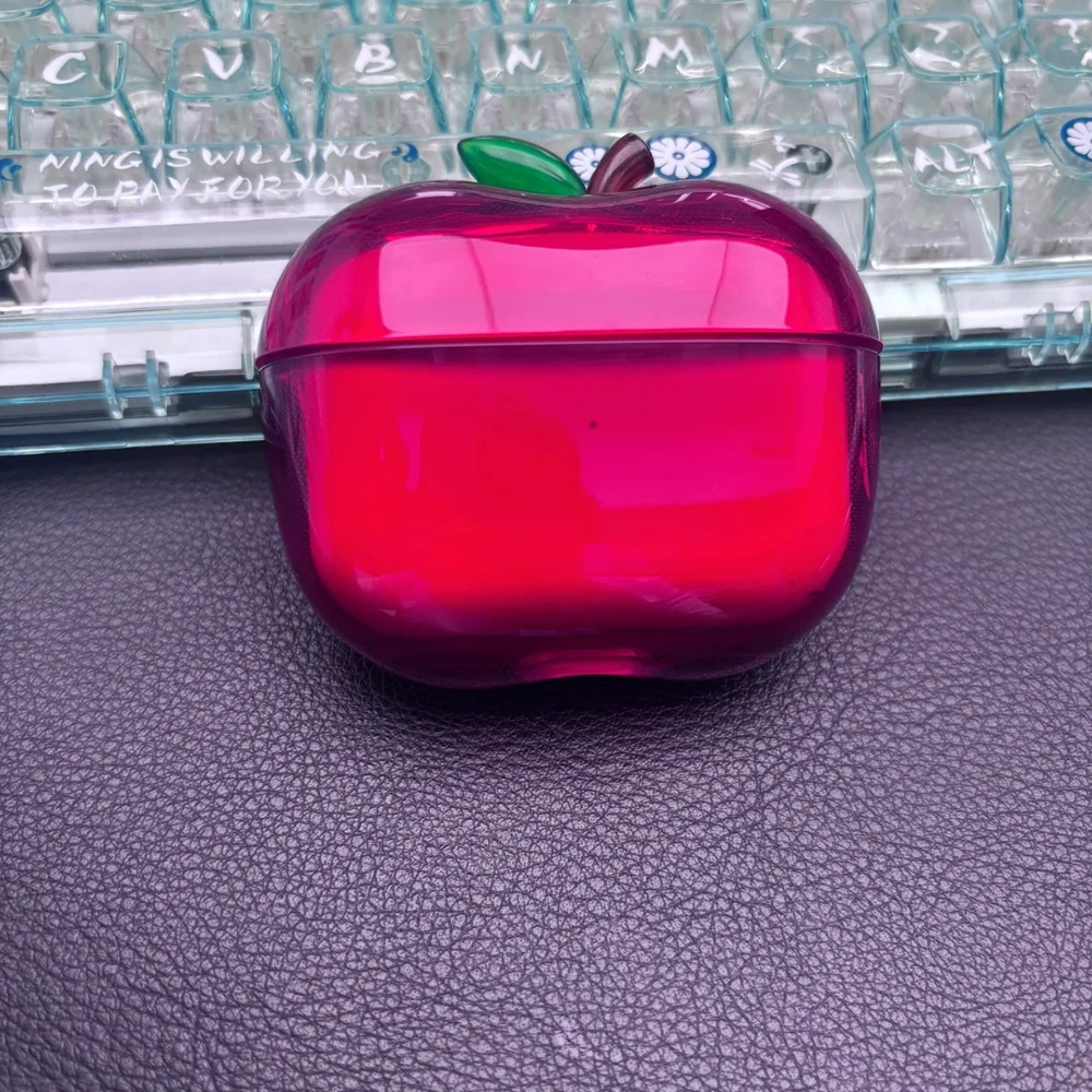 بولي TPU تصفيح الفاكهة ل Airpods برو 2/1 حقيبة سماعة الاذن أبل شكل تصميم ناعم مخصص شخصية ل Airpods Pro 2/1 حافظة #4