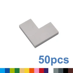 50pcs DIY Building Blocks Thin Smooth 1+2 Dots Figure Educational Creative Toys for Children Size Compatible With 14719 Bricks