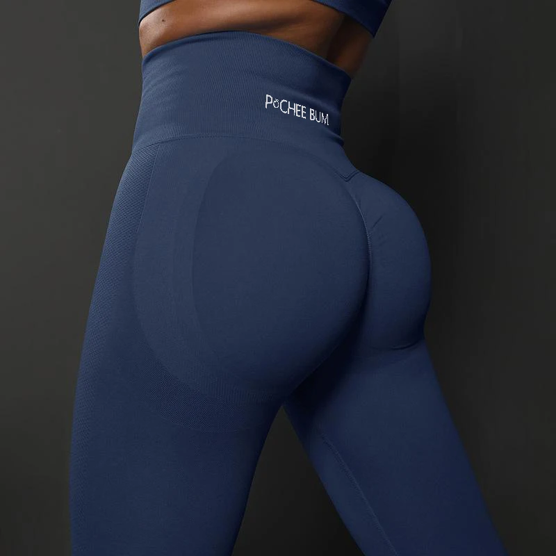 Leggings sans couture pour femmes, vêtements de fitness, PcheeBum Scrunch Butt, collants d'entraînement, taille haute, sport, jogging, 2024