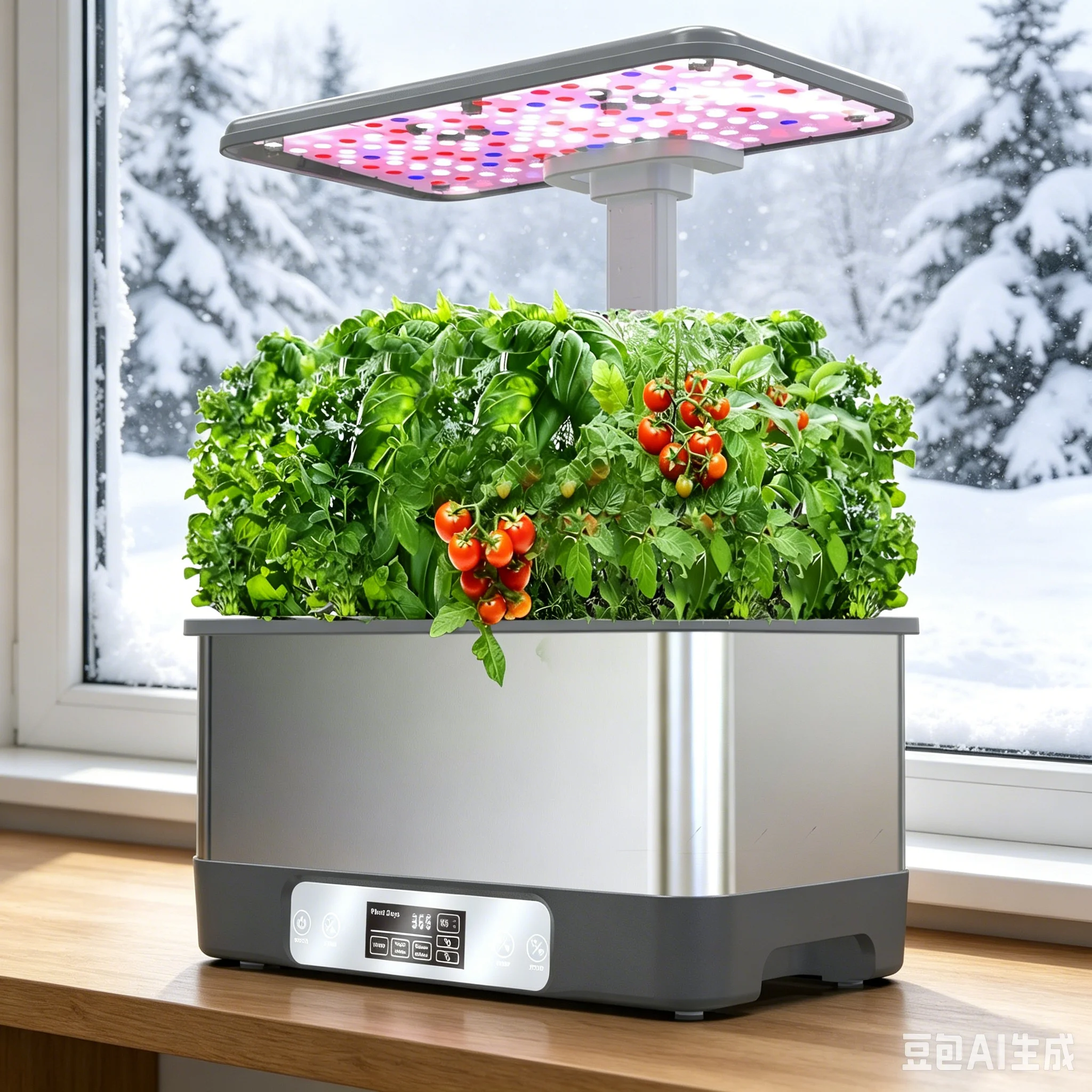 BHTNYOO-WiFi&APP Indoor Herbs Garden,Hydroponics Growing System Kit,8 Pods Soilless Planting Gardening Box with LED Growth Light
