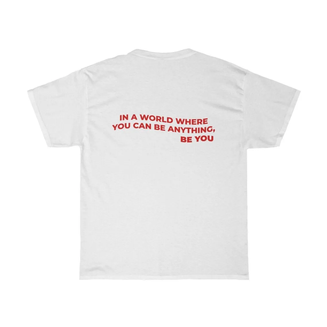 Sugarbaby In A World Where You Can Be Anything Funny Graphic T-shirt Aesthetic Shirt Positive Cotton tshirts Fashion Women Tops