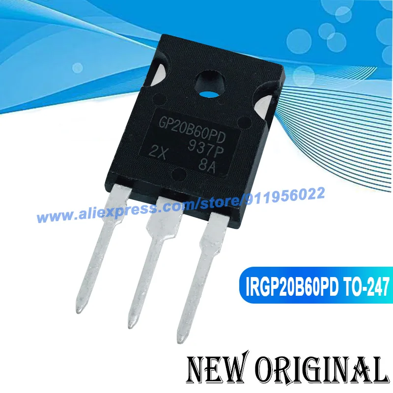 (5 Pieces) IRGP20B60PD GP20B60PD 600V TO-247 / IRGP4062D GP4062D / G4PC30UD IRG4PC30UD 600V 12A / IRGP4065 300V 70A TO-247