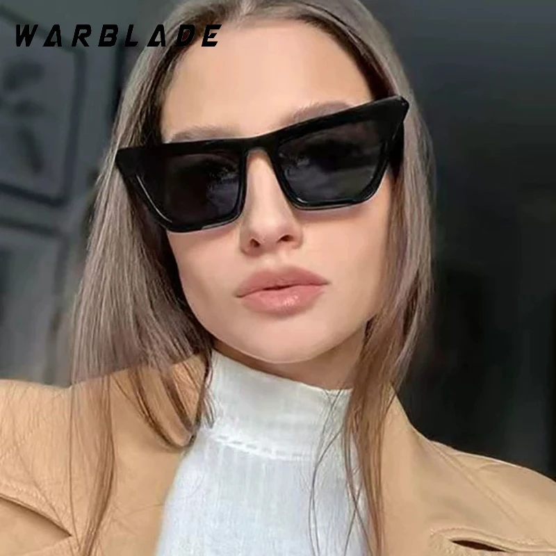 

Retro Women Cat Eye Sunglasses Men Trendy Fashion Luxury Personality Eyewear Unisex Male Simple Outdoors Driving Shades UV400
