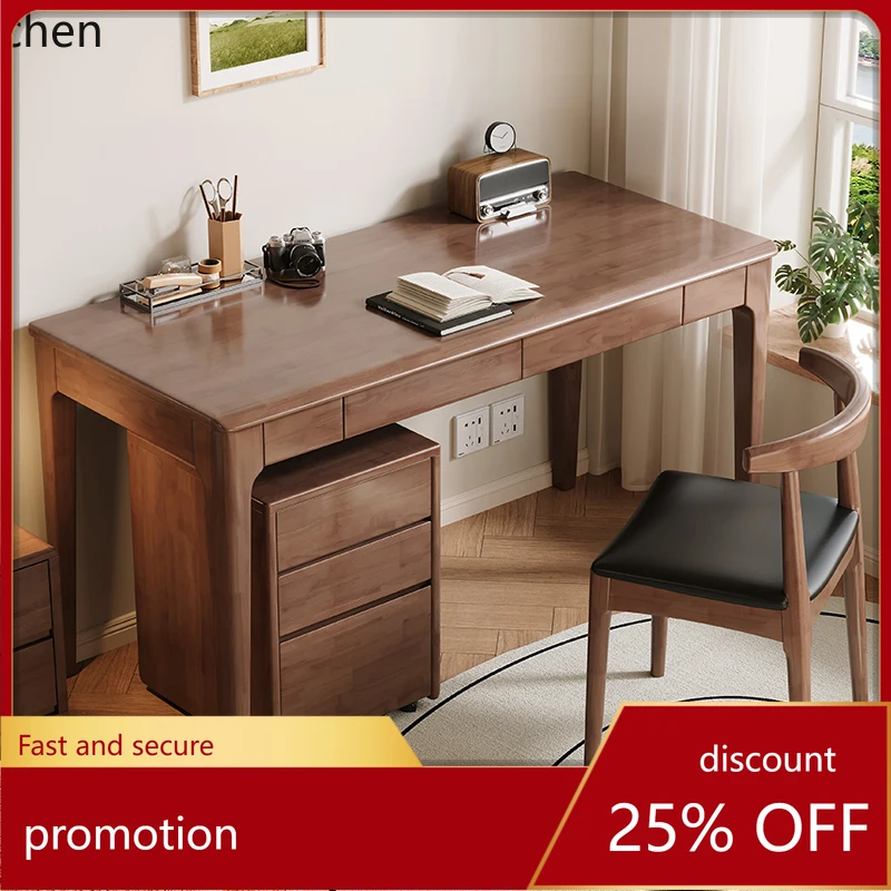 

ZML solid wood desk simple modern home office computer desk writing desk