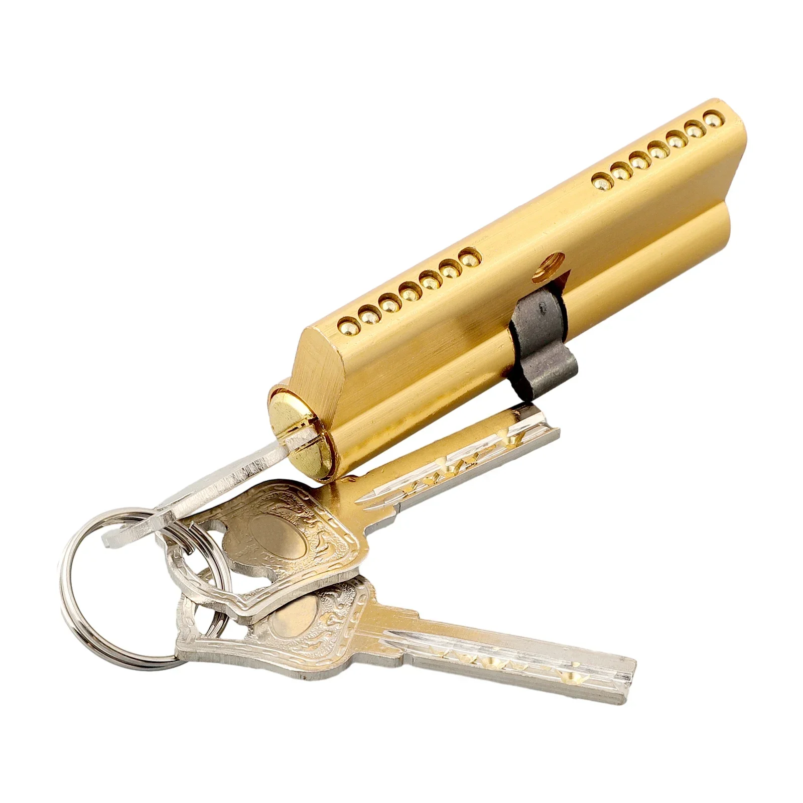 1 Set serratura a cilindro per porta con 3 chiavi serratura antifurto antifurto serratura per porta a cilindro per camera da letto di sicurezza domestica
