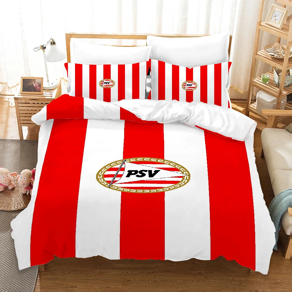 PSV Bear Cover Double Comforter Bedding Sets Bedding Set Duvet E-eindhovens FC Cover Queen Comforter Sets Quilt Pillowcase Club