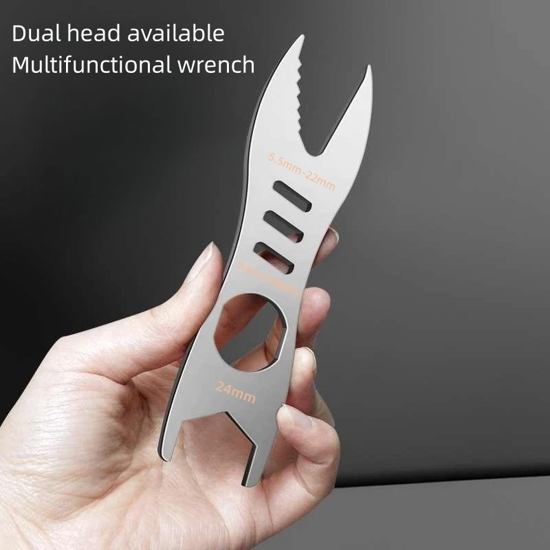 Double-Ended Multifunctional Wrench Self-Tightening Adjustable Wrench for Most Nuts Bolts Of Screws Multi-purpose DIY Hand Tool