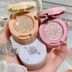 Four Layers Eyeshadow Palette Matte Shimmer Long-lasting Pearlescent Pigmented Soft Touch Highlighter Eye Shadow Makeup Cosmetic