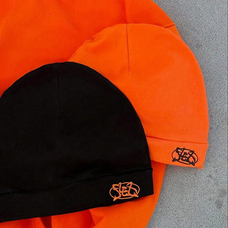 الرجعية الهيب هوب البلوز قبعة العصرية عادية الرجال والنساء طبقة مزدوجة مطرزة إلكتروني قبعة المألوف الشارع الشهير #2