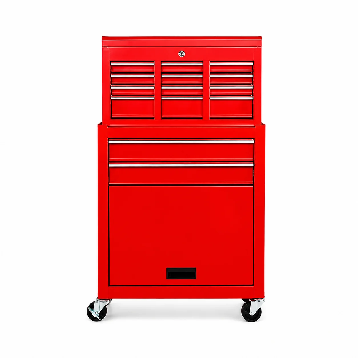 a forHeavy Duty Roller Combination Tool Box Cold-roll Steel Sheets Powder Coated 300kg Load Capacity Side Cabinet for Workshop