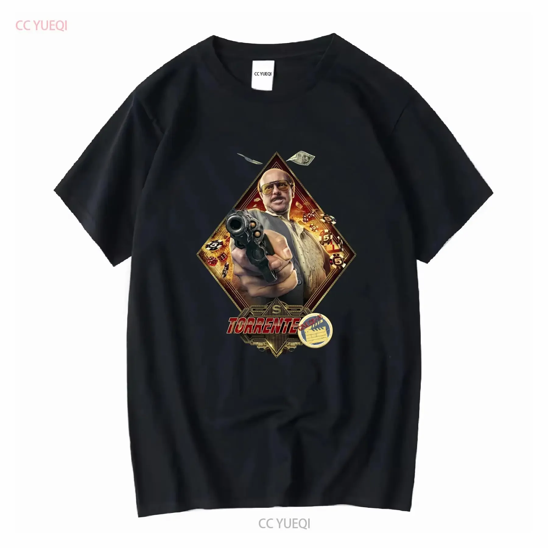 Torrente Movie Camiseta Retro para él Her 90s vintage Lavado Cómodo Elegante Versátil Suave Unisex gráfico moda Casual