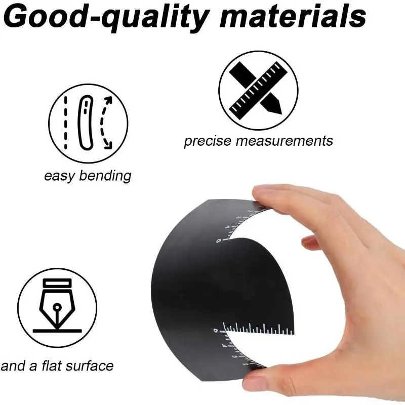 Hairline Enhancement Card Beard Line Up Shaping Tool Lineup Guide Perfect For Styling Edging Barber Hair Grooming