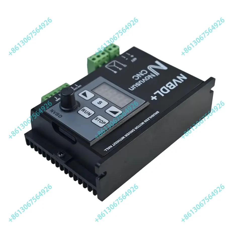 48VDC Diameter 55mm&600W brushless motor Driver NVBDL+Without Hall cnc 400WE R11 Spindle for Router Machine