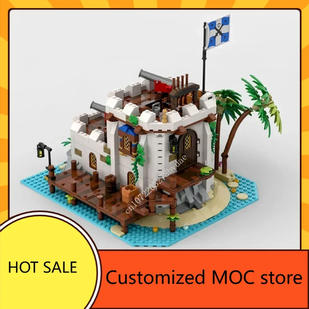 1454 шт. MOC Imperial Fortified Outpost комплект головоломок средневековый замок солдат защита базовая архитектура DIY игрушка для детей в возрасте