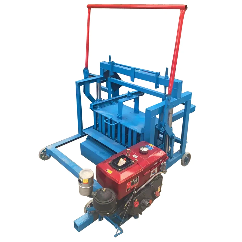 مصنع الديزل آلة صنع الطوب المجوف الصغيرة الرمال الخام المحمول آلة تصنيع الطوب الصغيرة #1