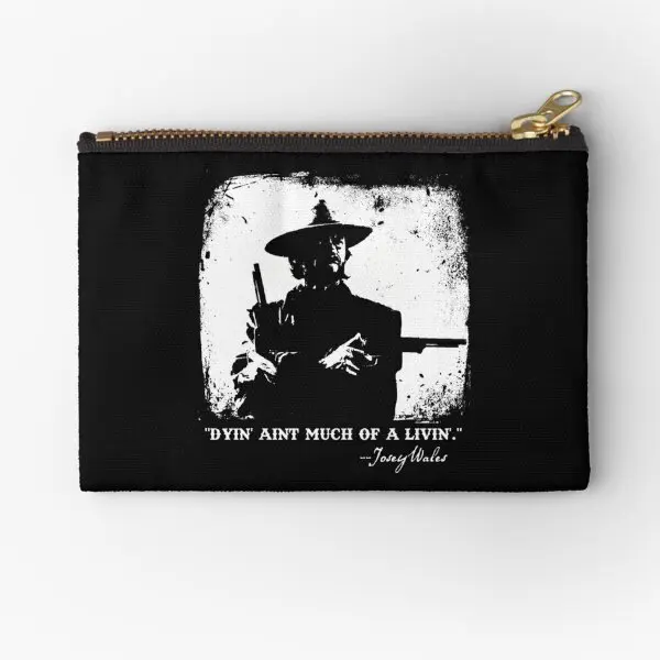 

The Outlaw Josey Wales T Shirtthe Outlaw Zipper Pouches Cosmetic Men Packaging Coin Panties Wallet Pocket Underwear Money Pure