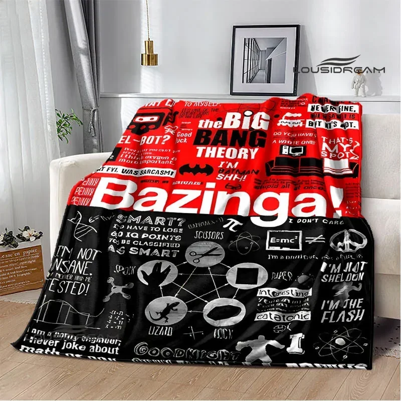 The Big Bang Theory blanket children warm blanket flannel soft and comfortable home travel bed blankets birthday gift