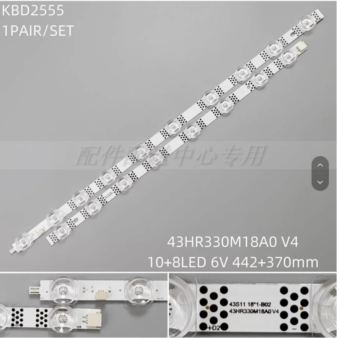 faixa-de-retroiluminacao-led-18led-para-tcl-43s451-43p639-43p635-43s455-43s453-43u62-43s452-43s454-43p637-43s11-zx3030a1-a1-43hr330m18a0