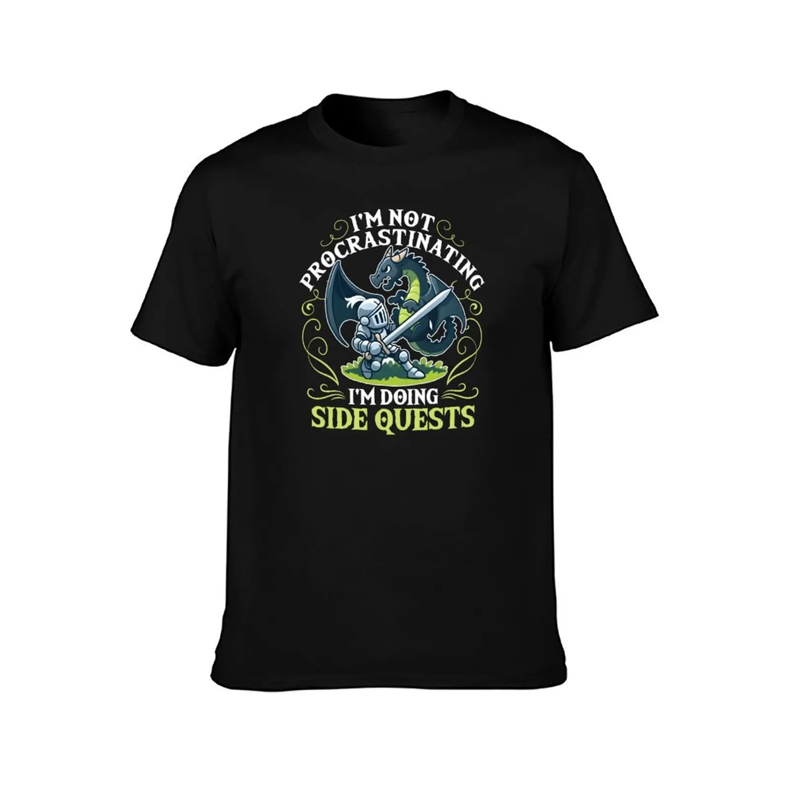 I'm not Procrastinating I'm doing Side Quests RPG T-Shirt Independence Day Short Sleeve T-Shirt