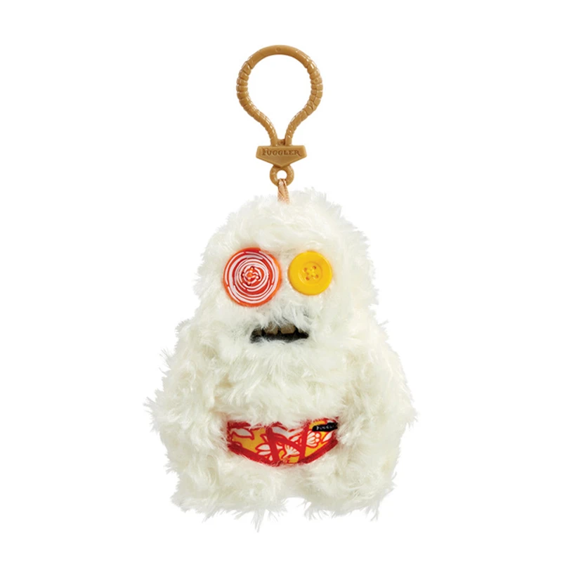 10cm Fuggler Plüsch-Spielzeug Schlüsselanhänger Lustiges Hässliches Zahnmonster Baby Fugg Weit Augenstarrtendes Seltsames Weiches Stofftier Taschenanhänger Schlüsselring Geschenk – Detail 7