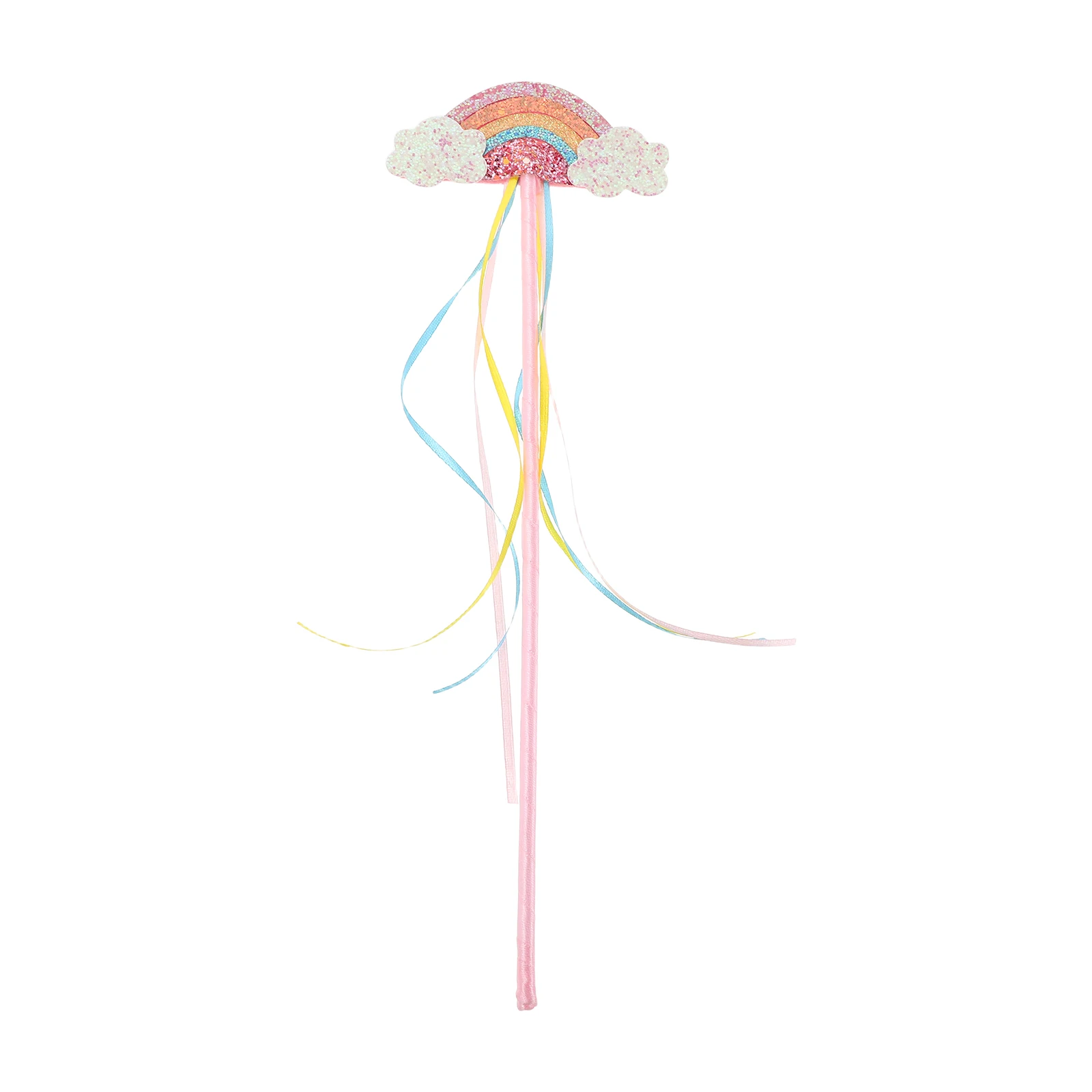 

Wand Fairy Dress Up Accessories Birthday Party Decorations Girls Rainbow Ribbons Creative Play Costumes